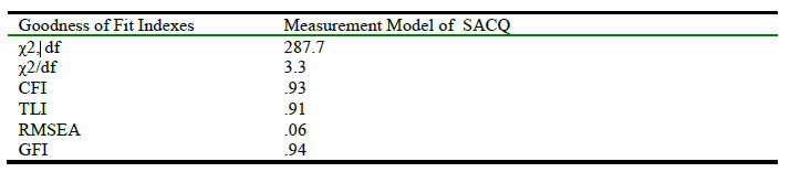 Model fit indices from measurement models of SACQ..PNG